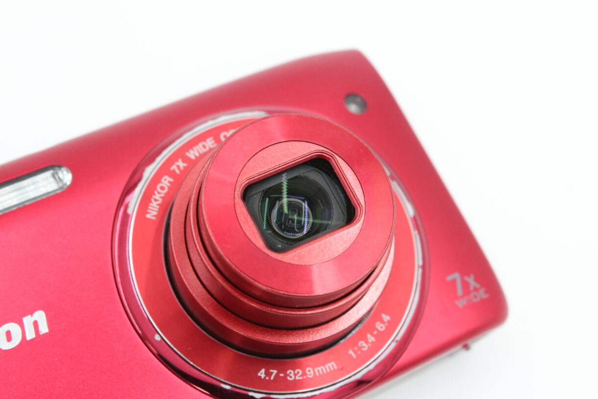 並品】NIKON ニコン COOLPIX S3400 RED ニコン クールピクス レッド