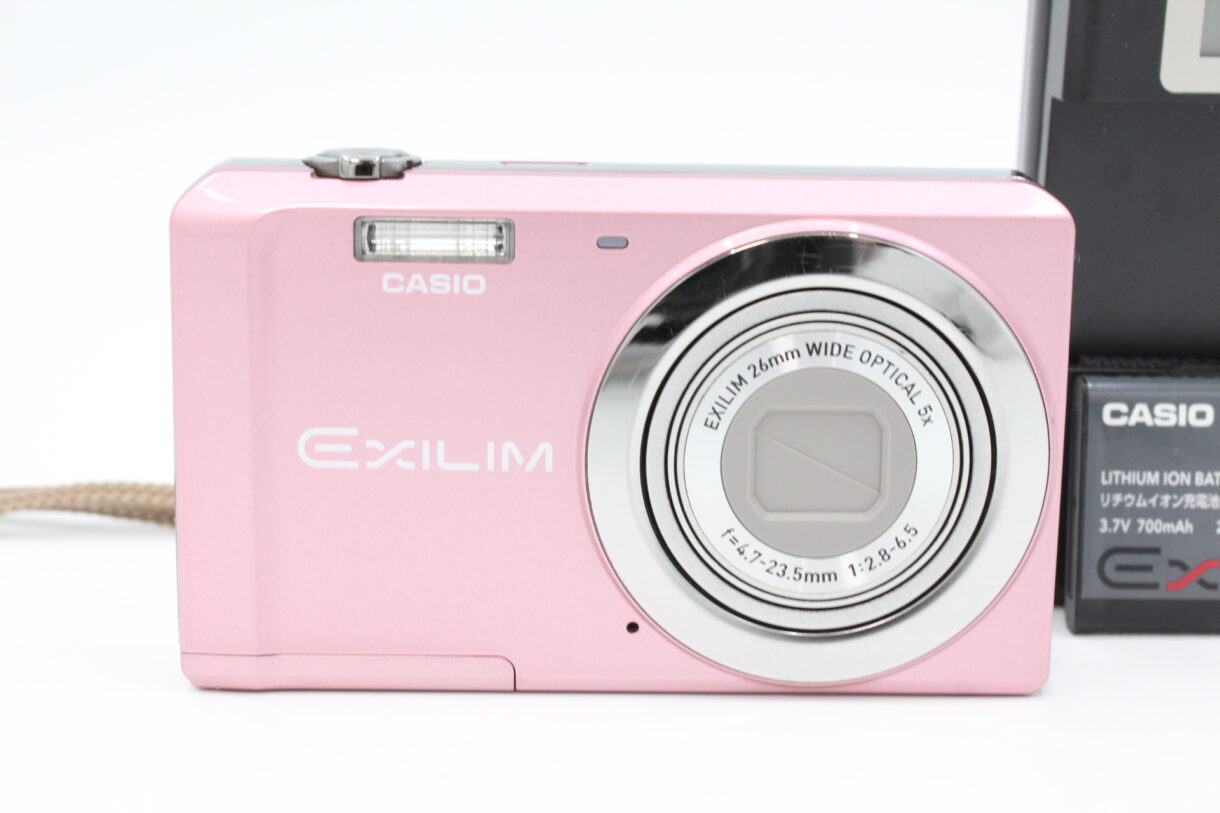良品】CASIO カシオ デジタルカメラ EXILIM 1410万画素 5倍 ピンク EX