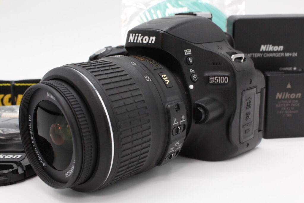 美品】NIKON ニコン デジタル一眼レフカメラ D5100 18-55VR レンズ