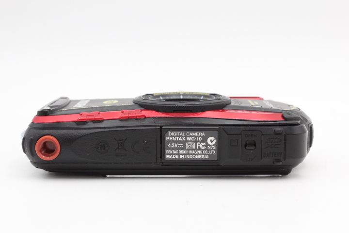 並品】PENTAX ペンタックス 防水デジタルカメラ PENTAX WG-10 レッド