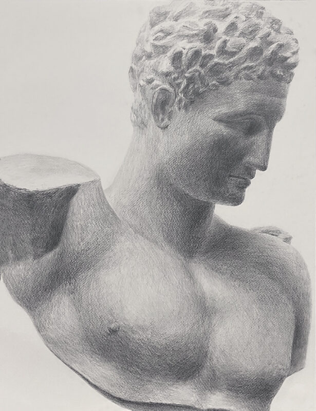 基礎科＿石膏デッサン優秀作品紹介！ | すいどーばた美術学院