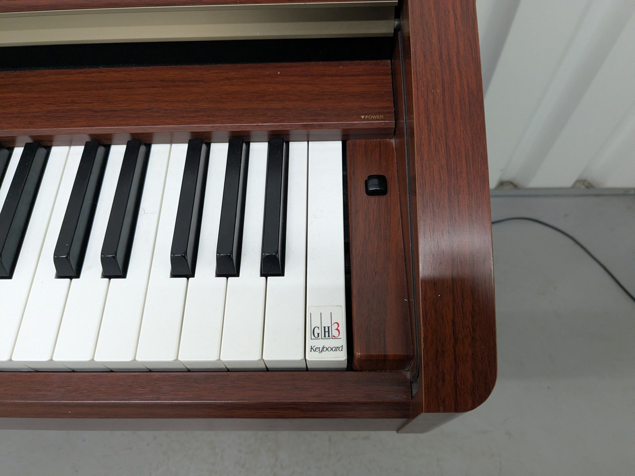 Yamaha Clavinova CLP-230 digital piano in mahogany finish stock