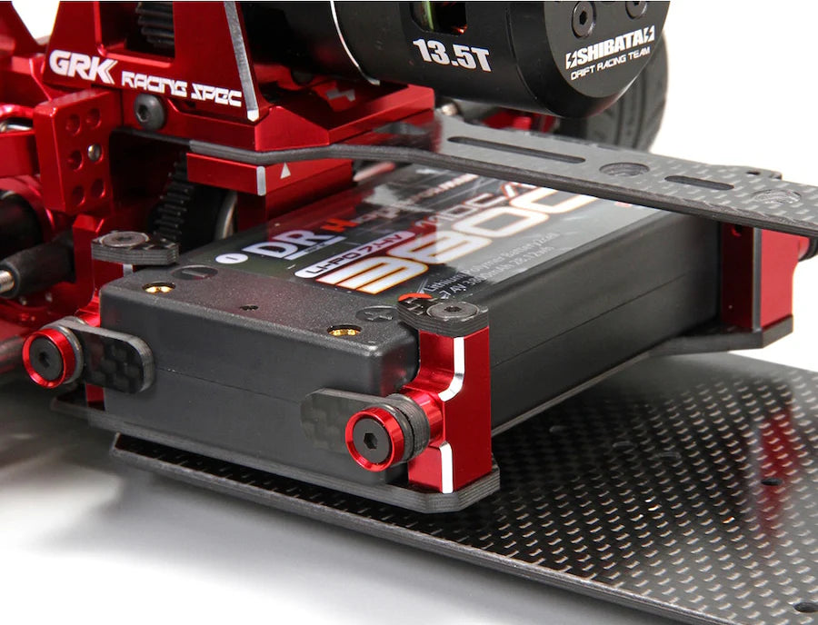 SHIBATA GRK5-R Conversion Set for GRK5 1-10 Drift Chassis Kit RED