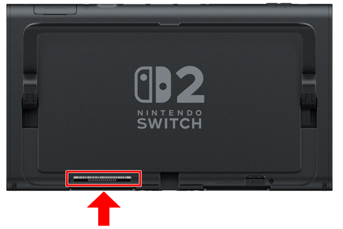 Switch 2 / Switch】本体の製造番号はどこに記載されていますか？