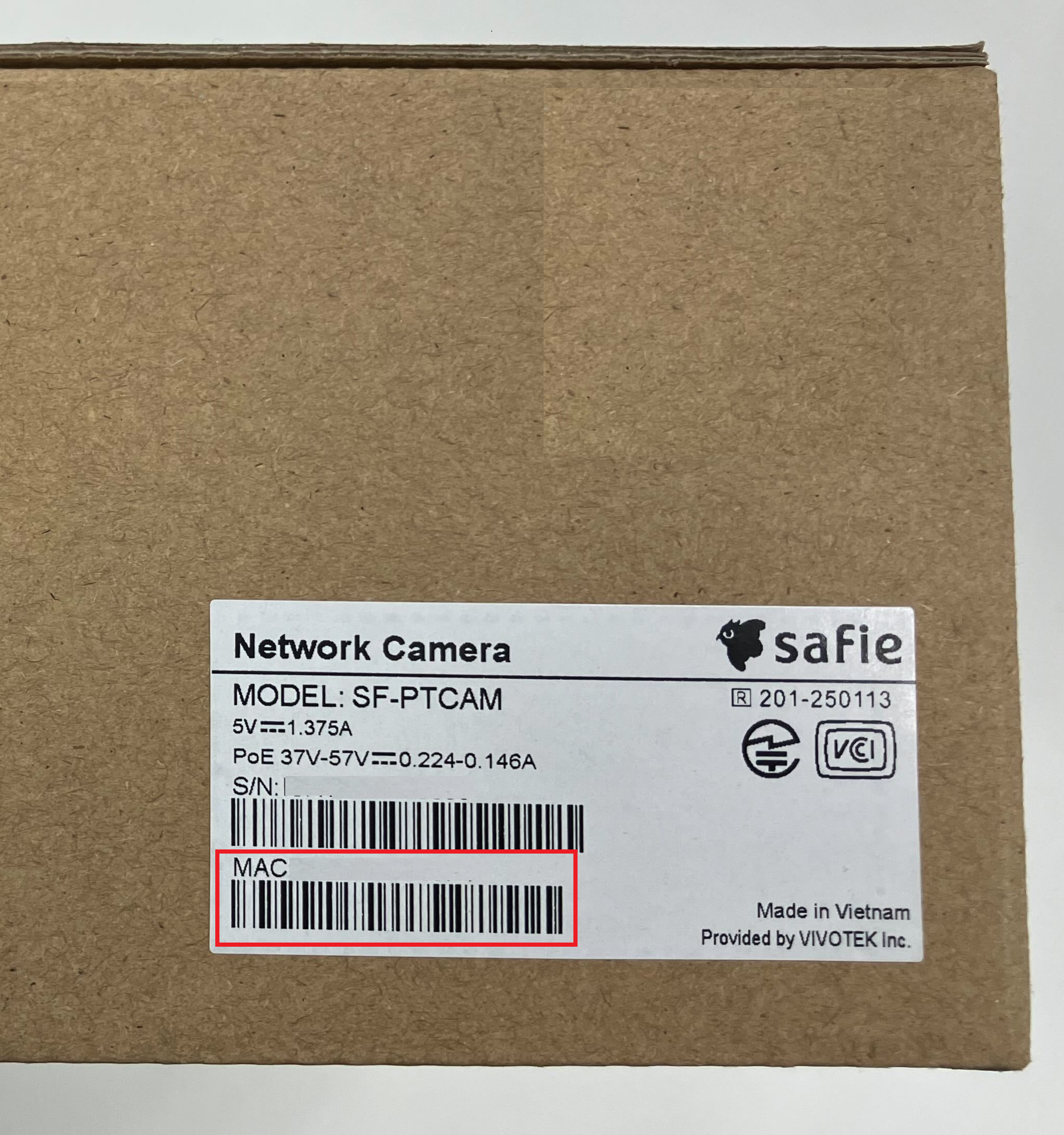 カメラのMACアドレスの確認方法を知りたい – Safieサポートセンター