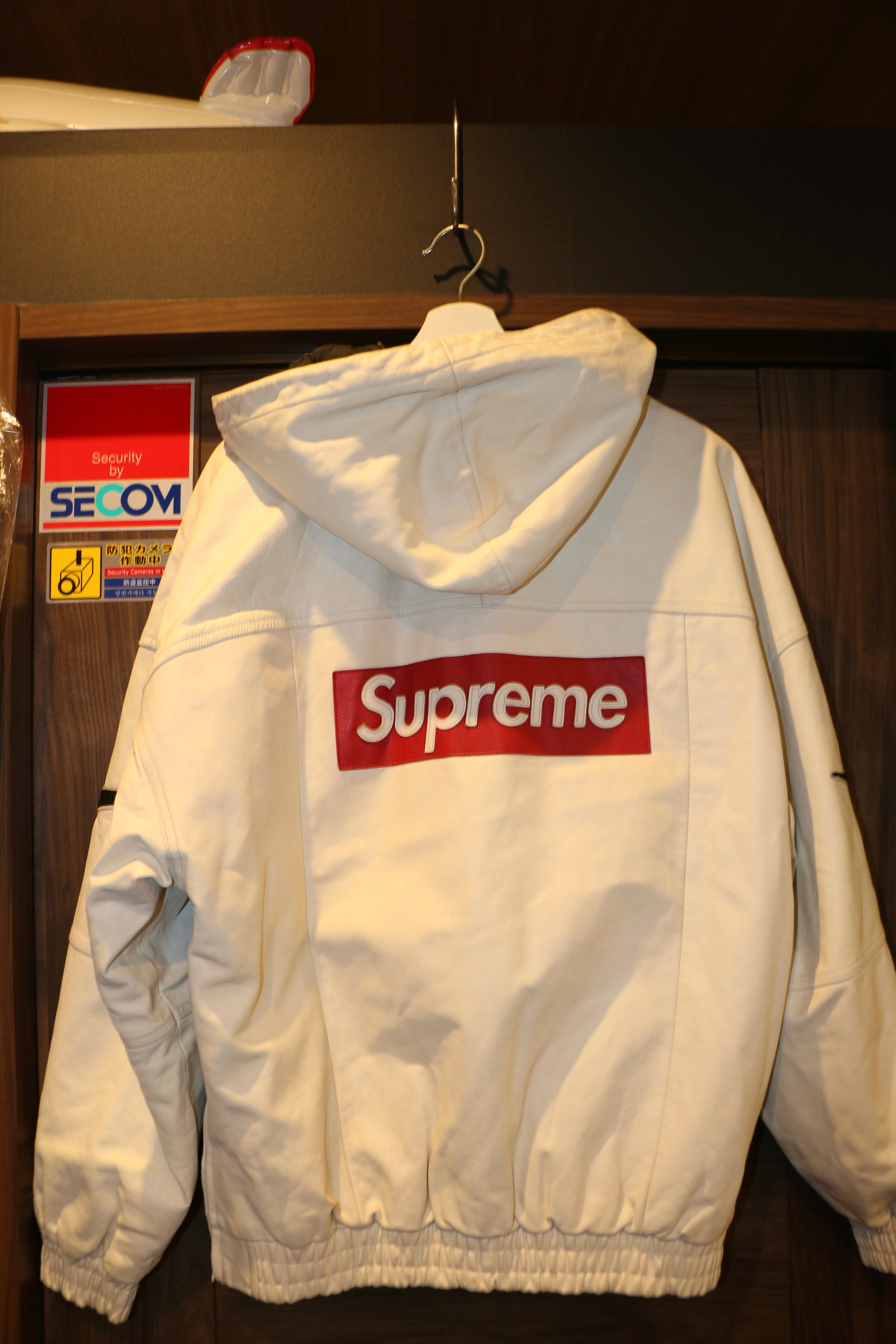 Size【L】 サンプル品 SUPREME シュプリーム 19AW NIKE Leather Anorak