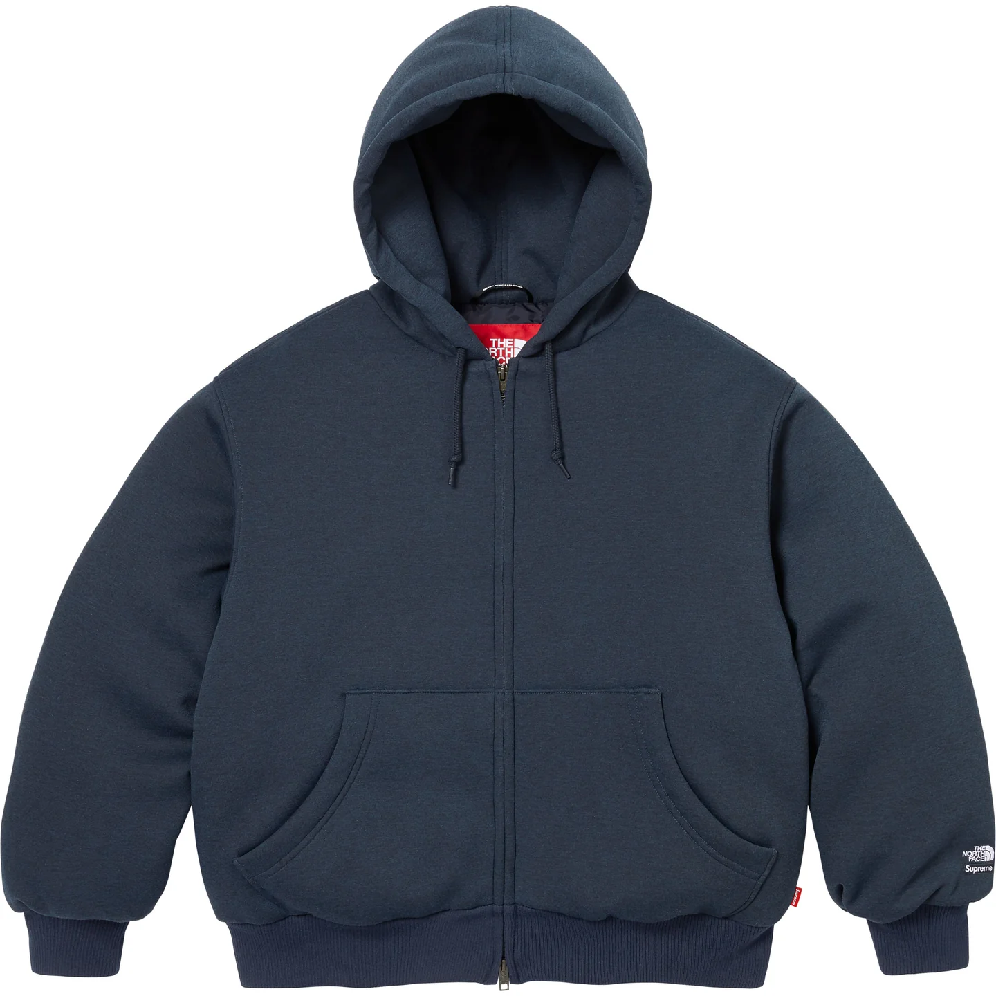 Supreme®/The North Face® Down Zip Up Hooded Sweatshirt | Supreme 24fw