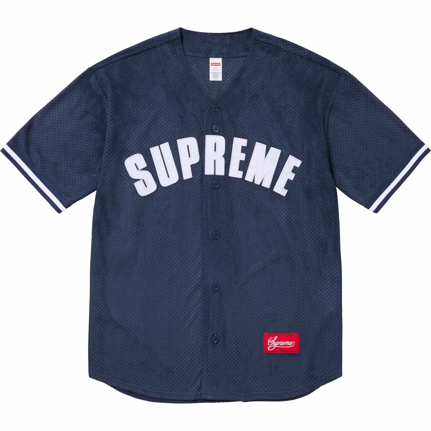 Ultrasuede Mesh Baseball Jersey | Supreme 24ss