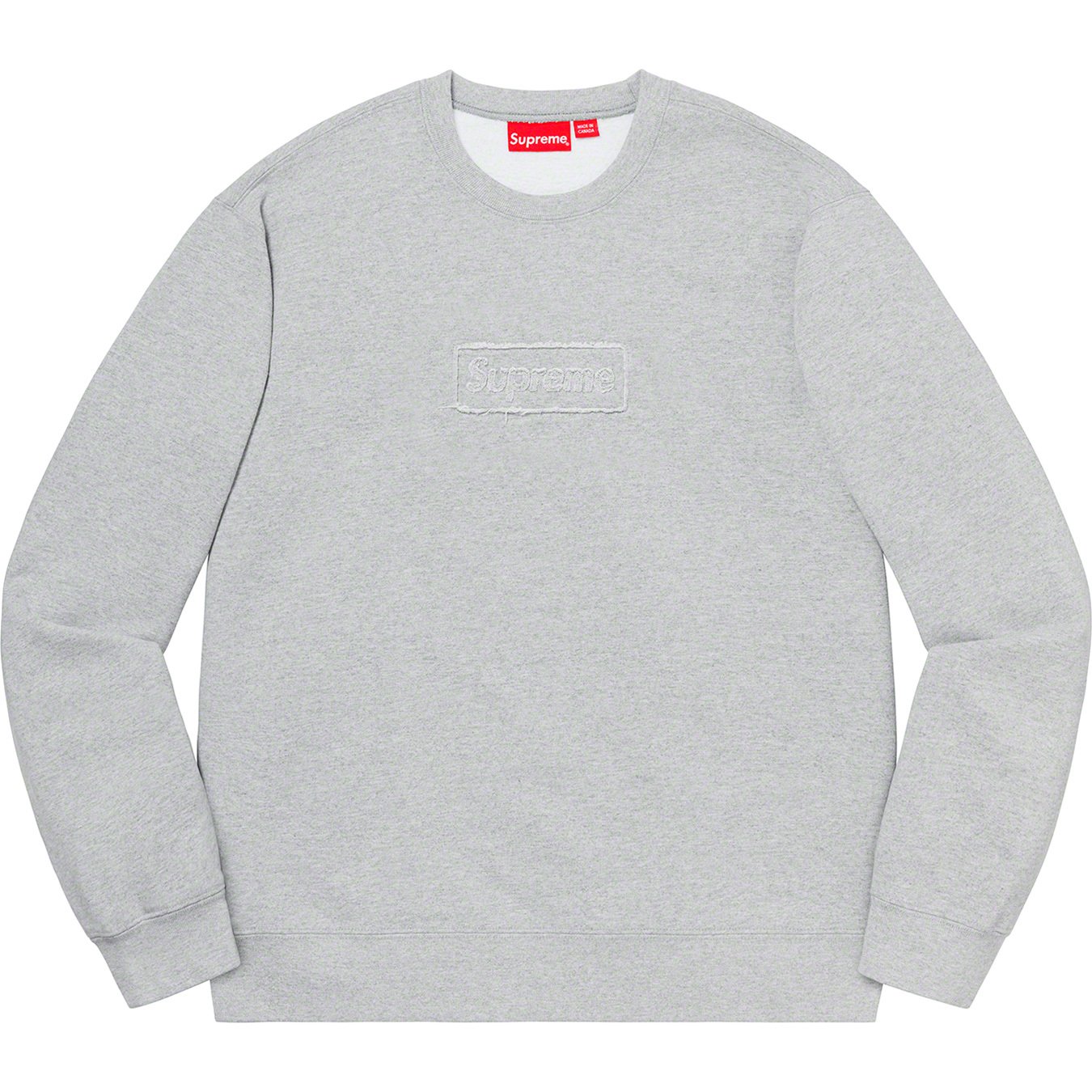 Cutout Logo Crewneck | Supreme 20ss