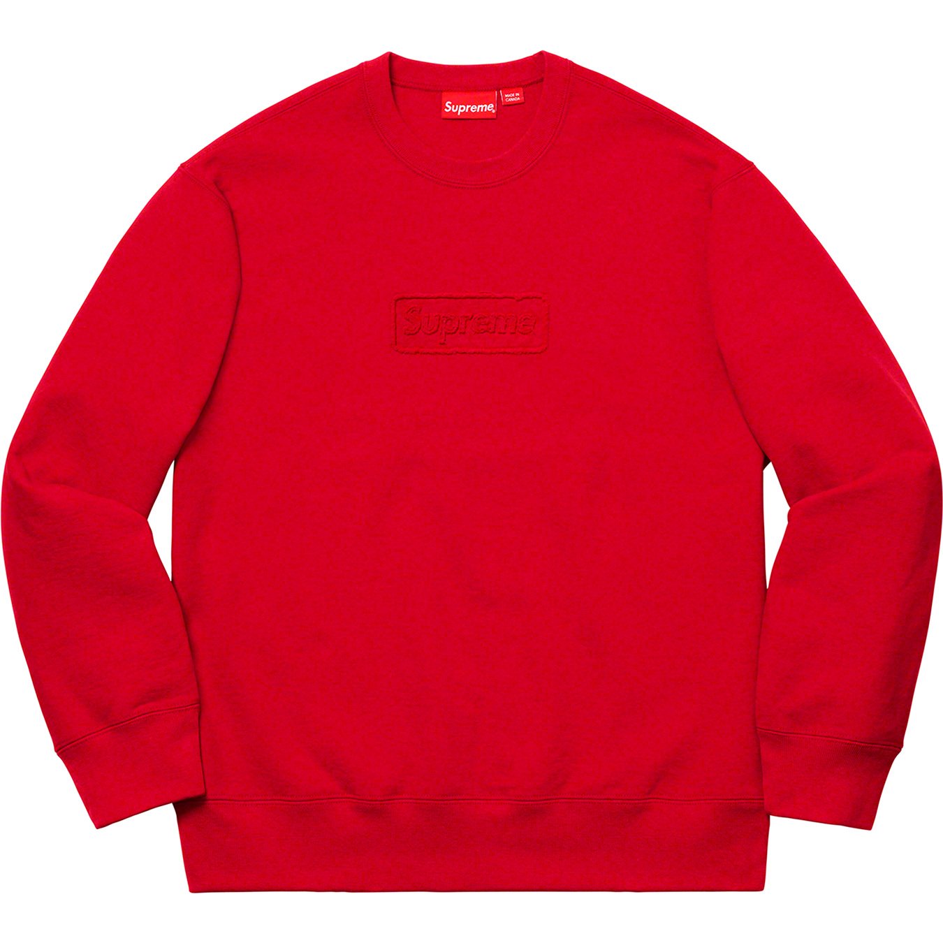 Cutout Logo Crewneck | Supreme 20ss