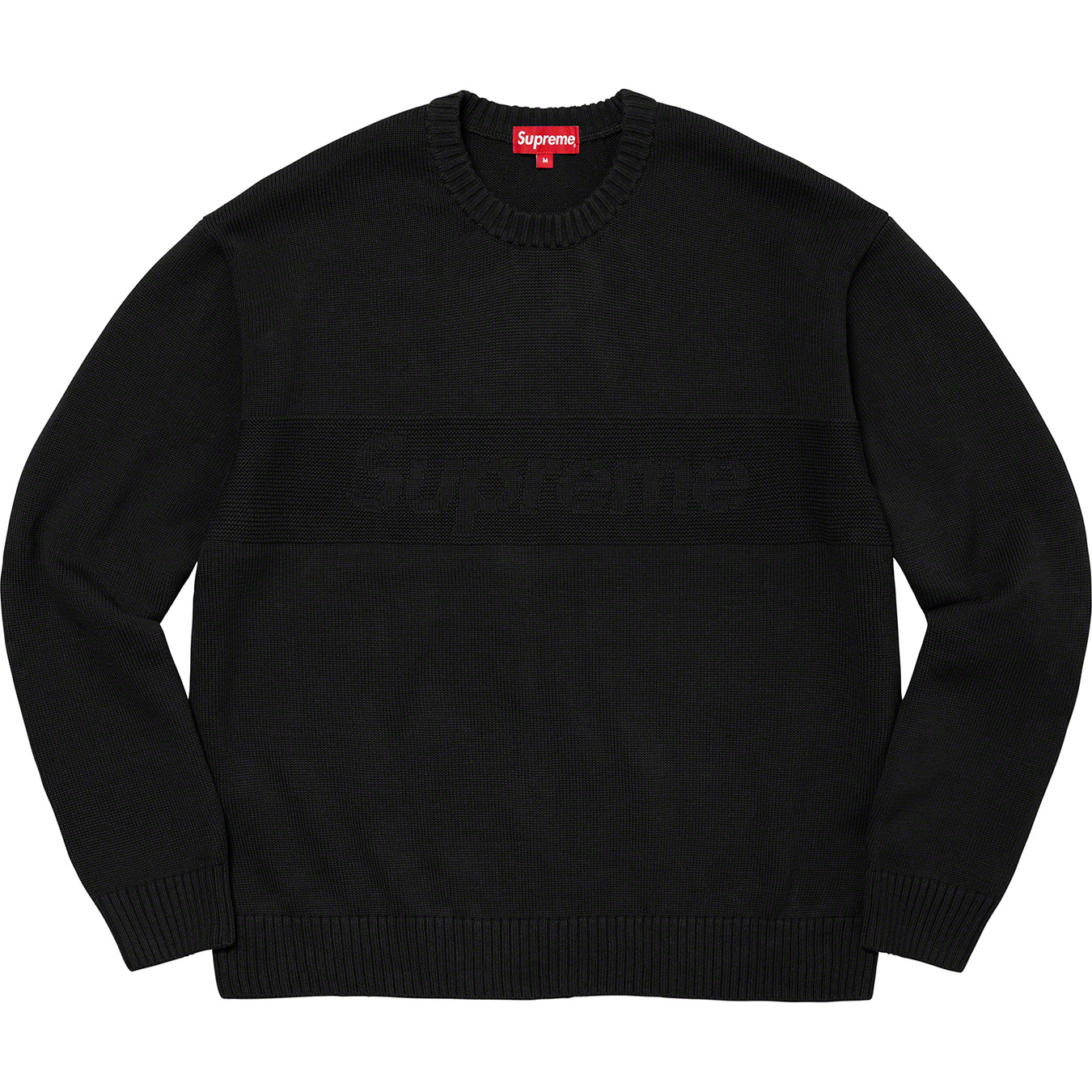 Tonal Paneled Sweater | Supreme 22ss