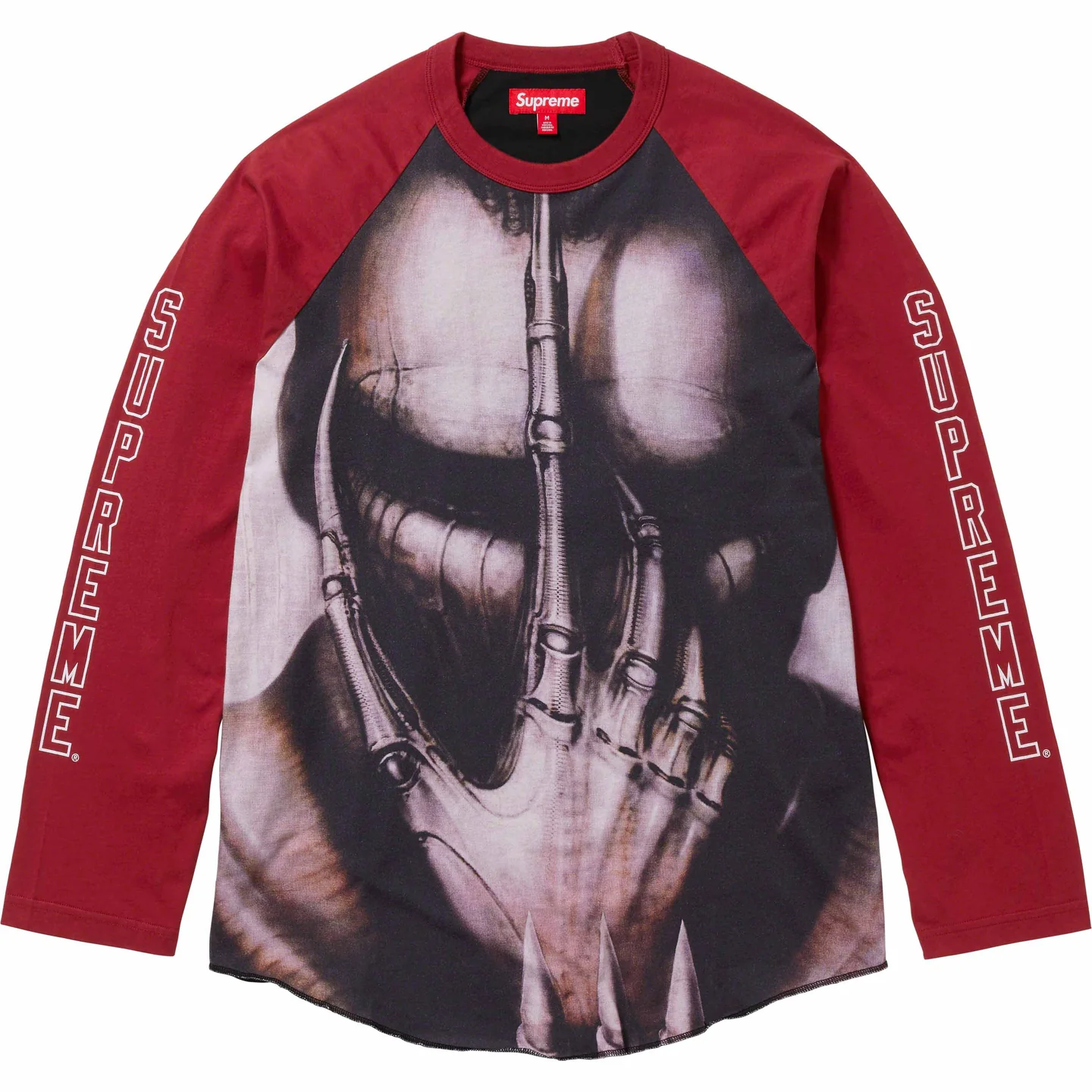 H.R. Giger Raglan L/S Top | Supreme 23fw