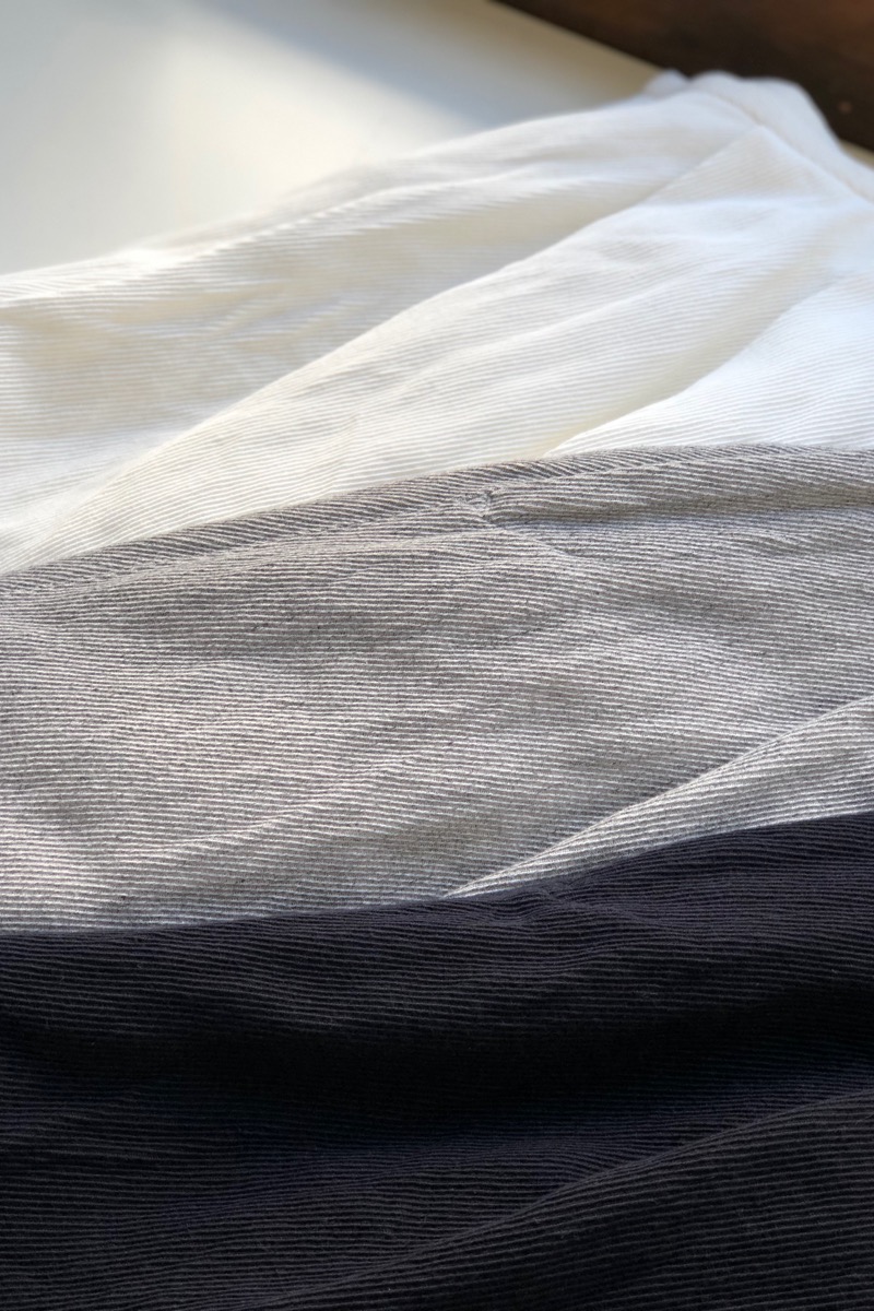 ゴーシュ リネンコットンカルゼ タックキュロットパンツ - SUSCON +