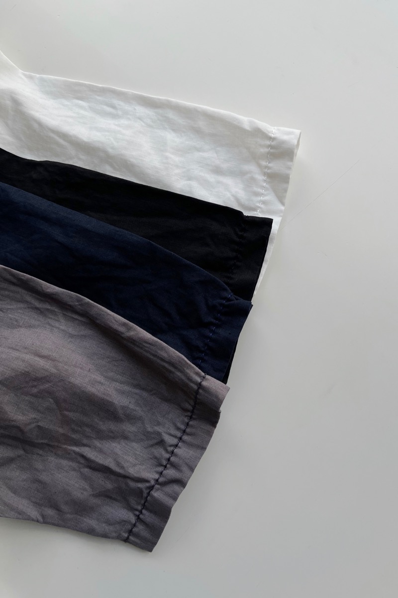 homspun リネンバイオ フロントギャザー6分袖ブラウスジャケット – SUSCON