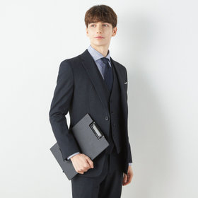 CLASSICO TAPERED】【年間】2釦シングルスリーピーススーツ 1タック