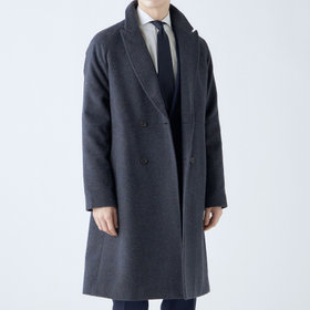 発送在庫あり】【SL】ウールブレンド ラグランダブルチェスターコート