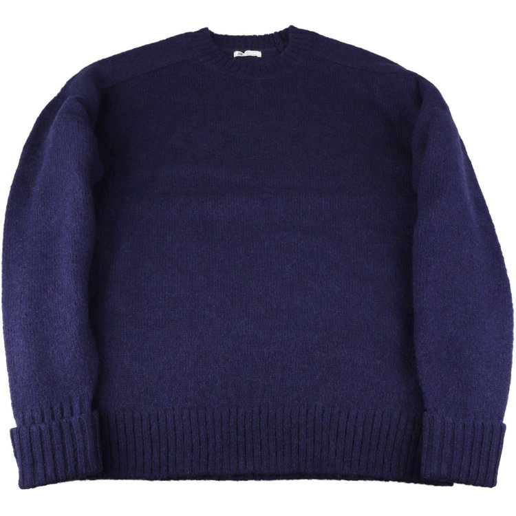 RBC】【秋冬】ウールクルーネックニットセーター/ネイビー（G-BSTR