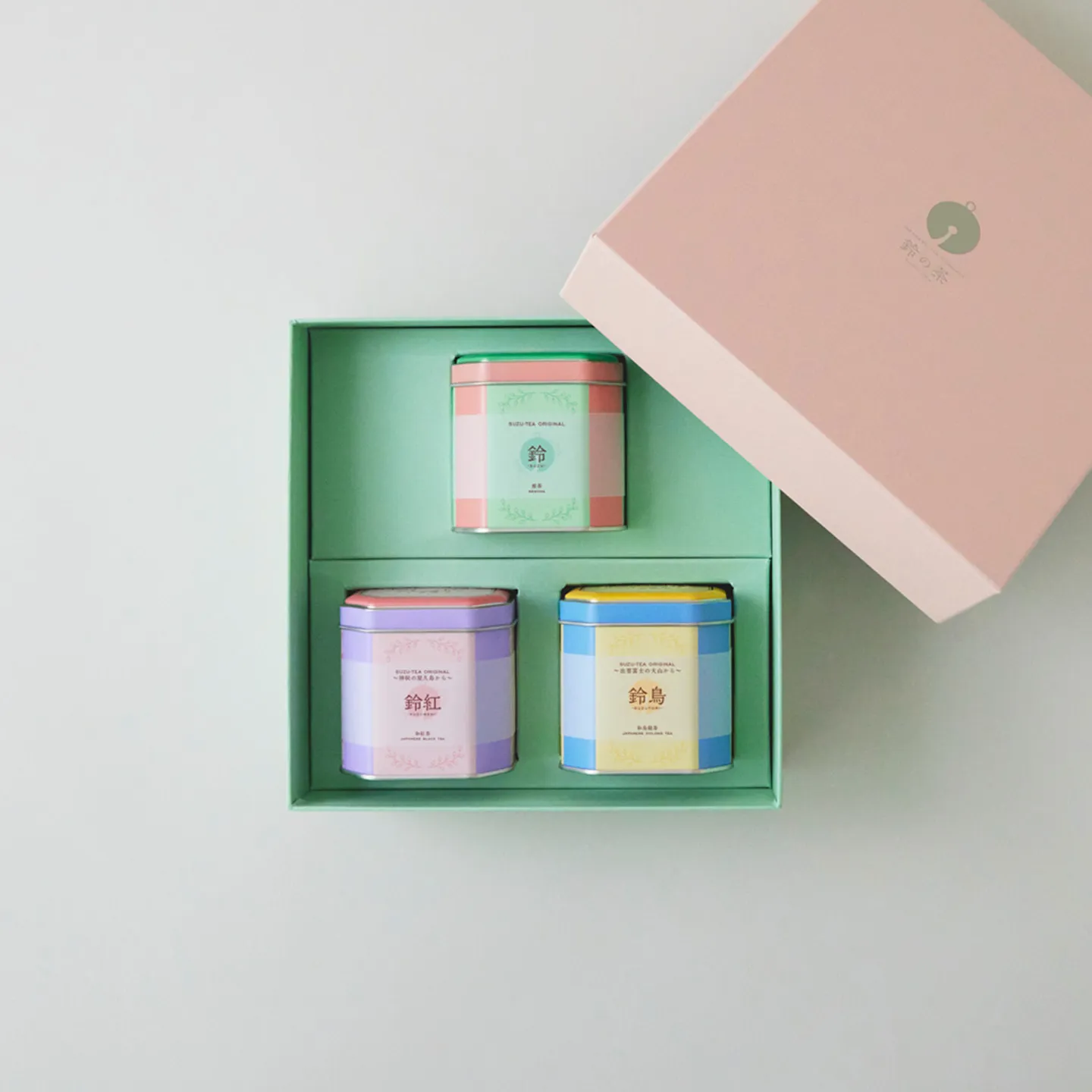 鈴の茶の3色缶 | 鈴の茶｜煎茶・和紅茶・和烏龍茶｜お取り寄せ・通販
