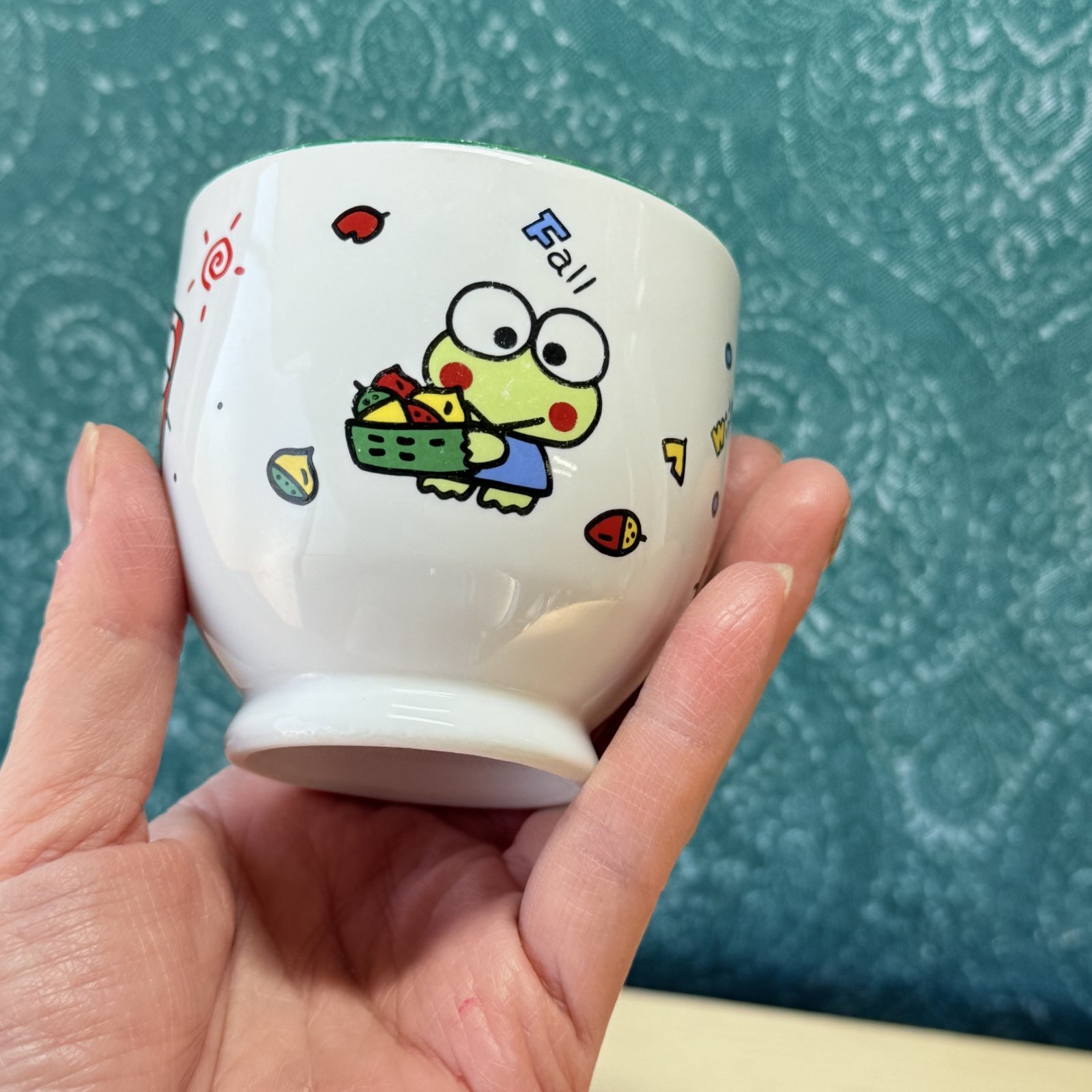 サンリオ旧ロゴ けろけろけろっぴ 湯飲み USED YC13