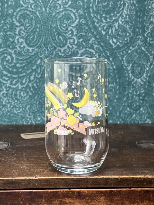 三ツ矢サイダーノベルティグラス 音符グラス メロディ ファンシー 1個 G799