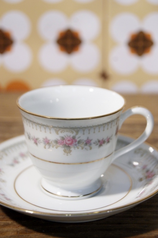 NORITAKEノリタケ デミタスカップ＆ソーサー 1客 N185