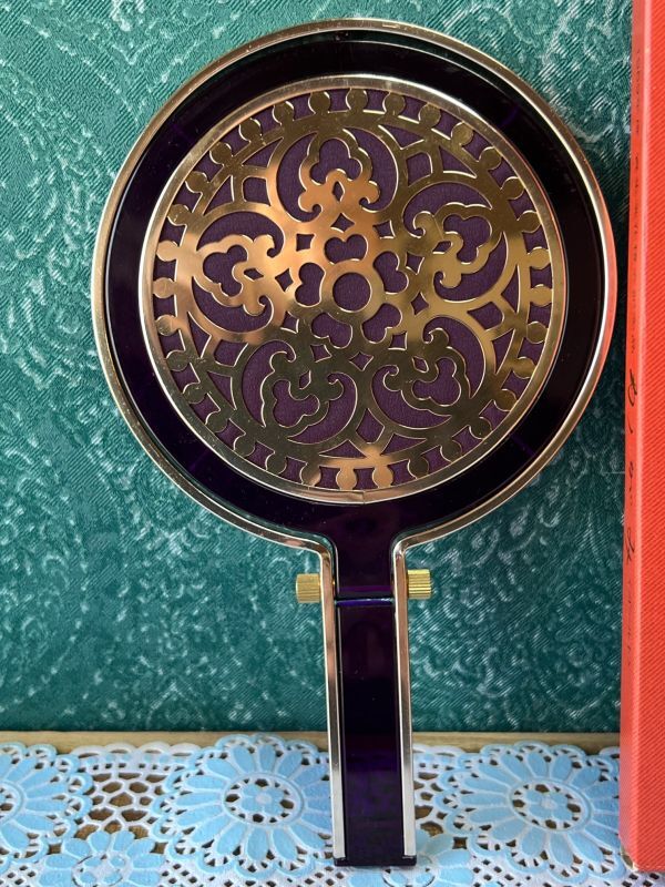 SHISEIDO 資生堂花椿会エメロード記念品 1969年 かがみ 手鏡 ハンド