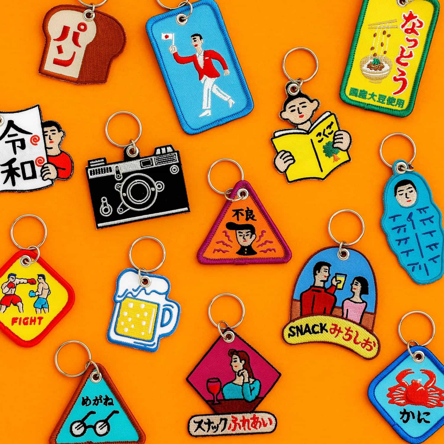 ニューレトロ スティッチワークキーホルダー 各種