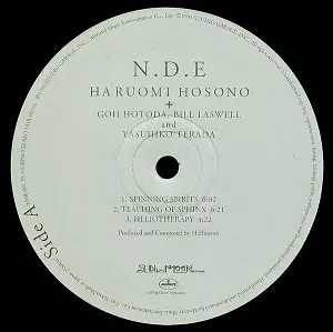 N.D.E./HARUOMI HOSONO/細野晴臣/AMBIENT｜CLUB/DANCE｜ディスク
