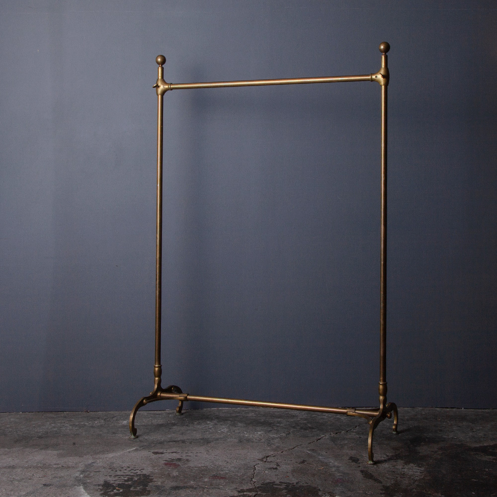 stoop | Antique Hanger Rack in Brass