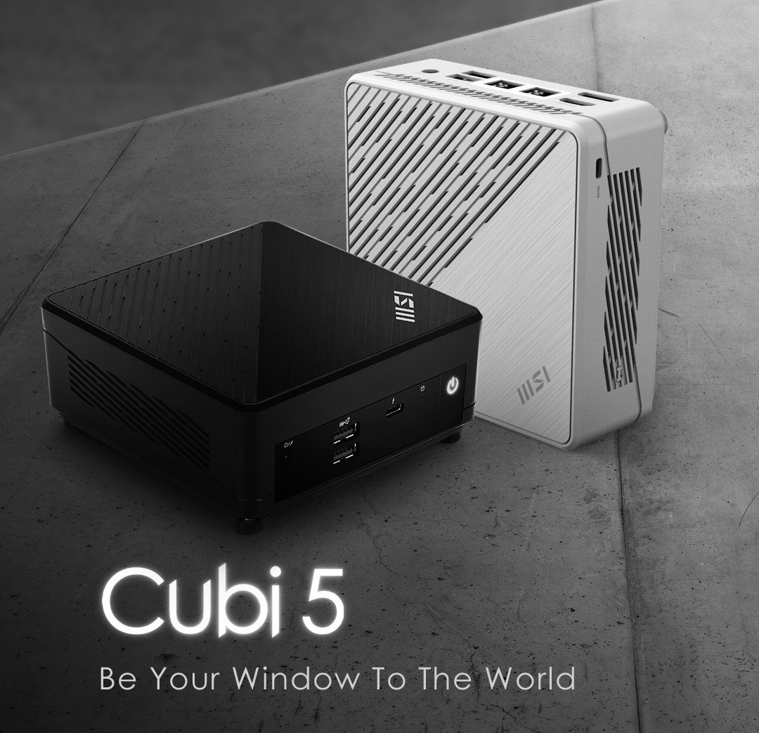 Cubi 5 12M | Best Mini Desktop PC 0.66L | Be Your Window To The World