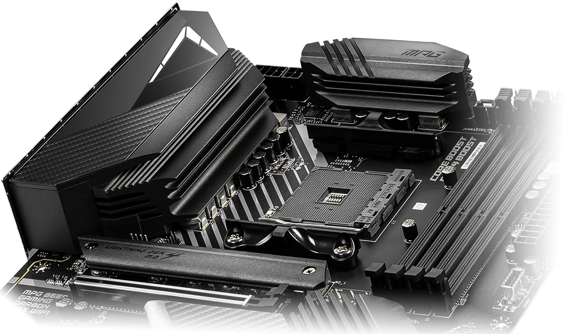 MSI MPG B550 GAMING CARBON WIFI AMD AM4 DDR4 CF M.2 USB 3.2 Gen 2