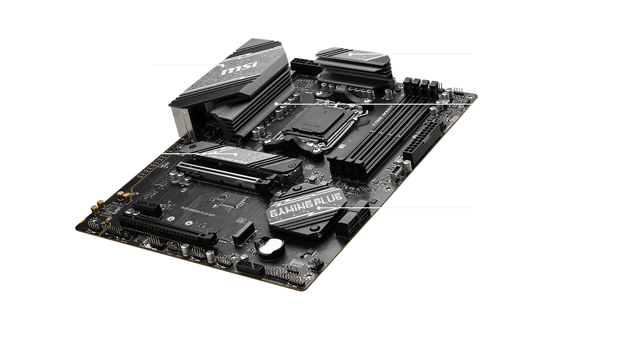 MSI B650 GAMING PLUS WIFI, ATX - AMD Ryzen 7000 - 12+2 Phases