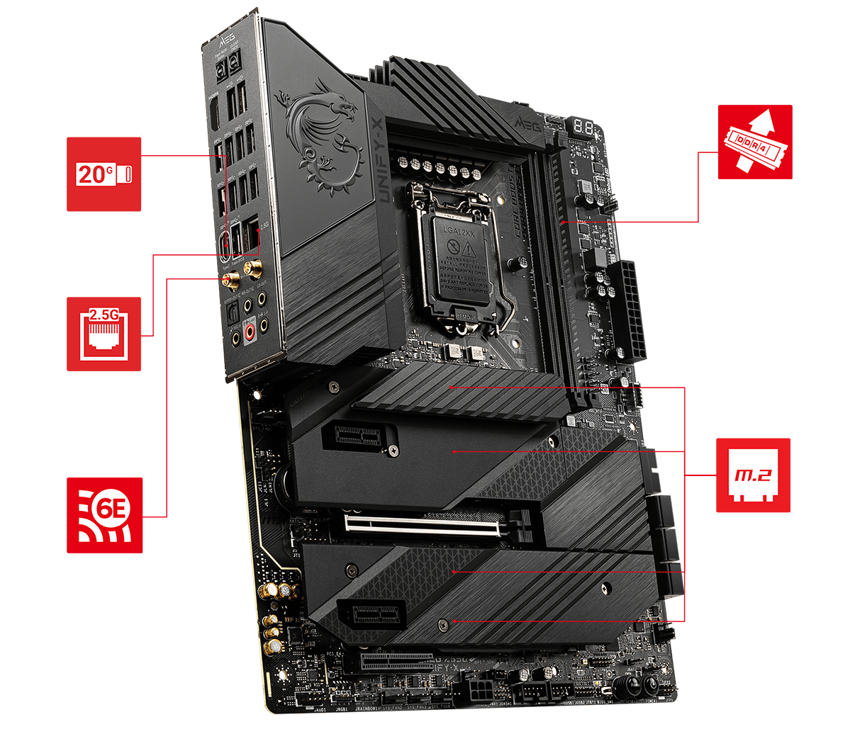 MSI MEG Z590 UNIFY-X Gaming Motherboard ATX - Supports Intel Core