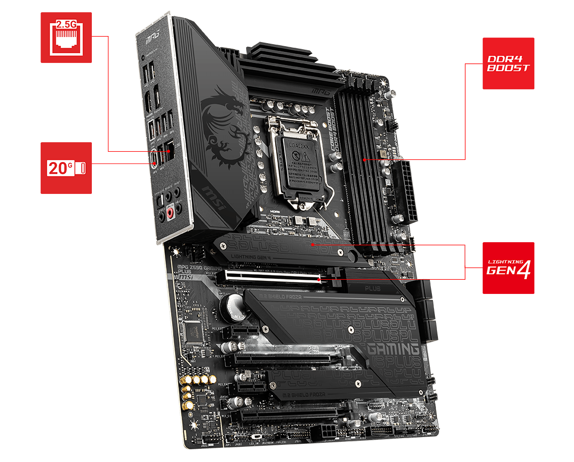 Overview MPG Z590 GAMING PLUS | エムエスアイコンピュータージャパン