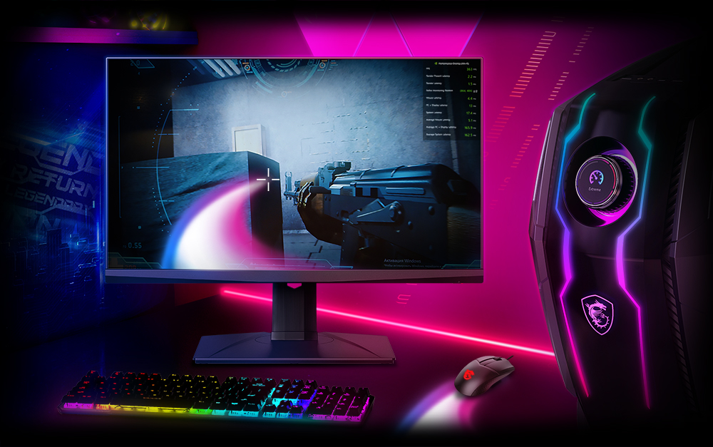 Overview Oculux NXG253R | MSI USA