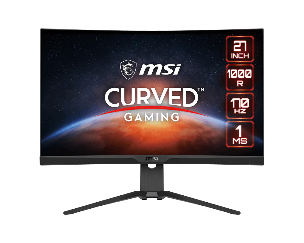 G272CQP Curved Gaming Monitor - 27 Inch, 1ms Response Time, 1000R
