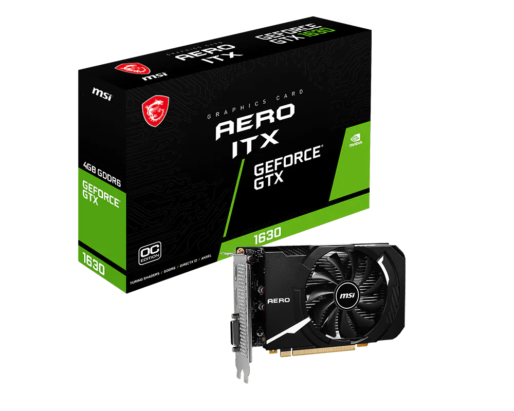 GeForce® GTX 1630 AERO ITX 4G OC