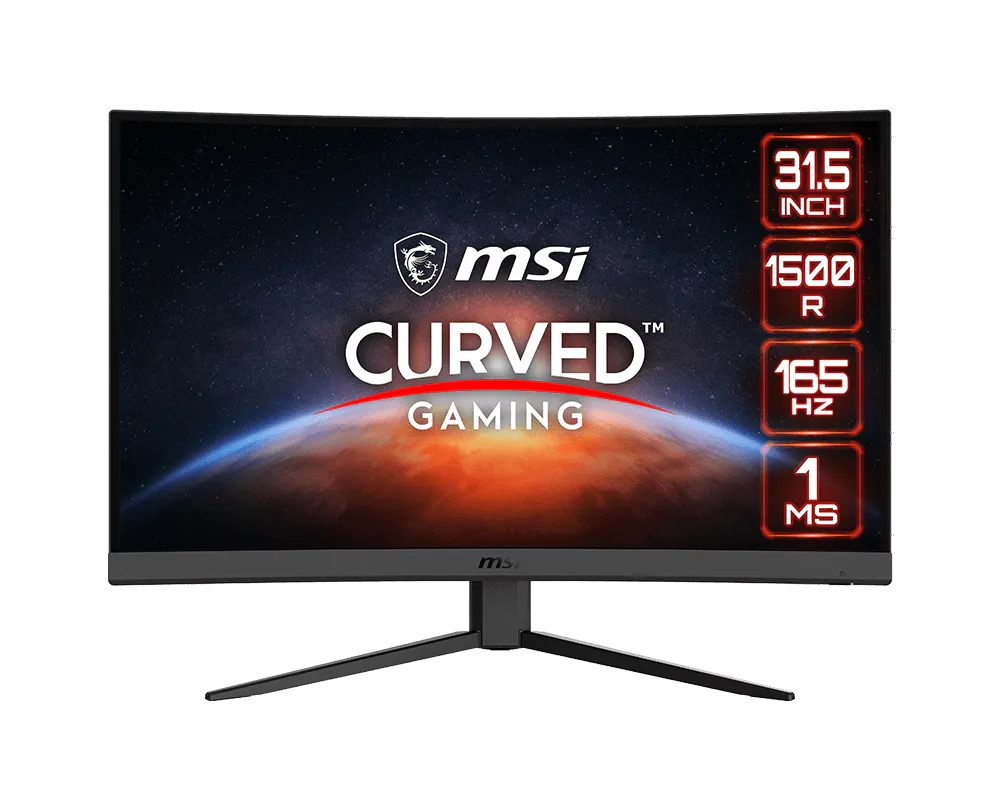 MSI Optix G32C4W Curved Gaming Monitor - 32 Inch, 16:9 Full HD
