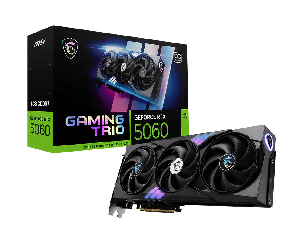 MSI GeForce RTX™ 5060 8G GAMING TRIO OC