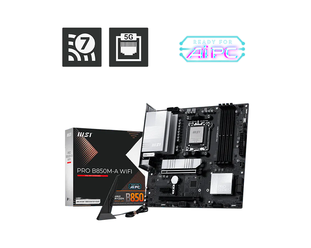 PRO B850M-A WIFI | PRO Series Motherboards｜Best Motherboard for