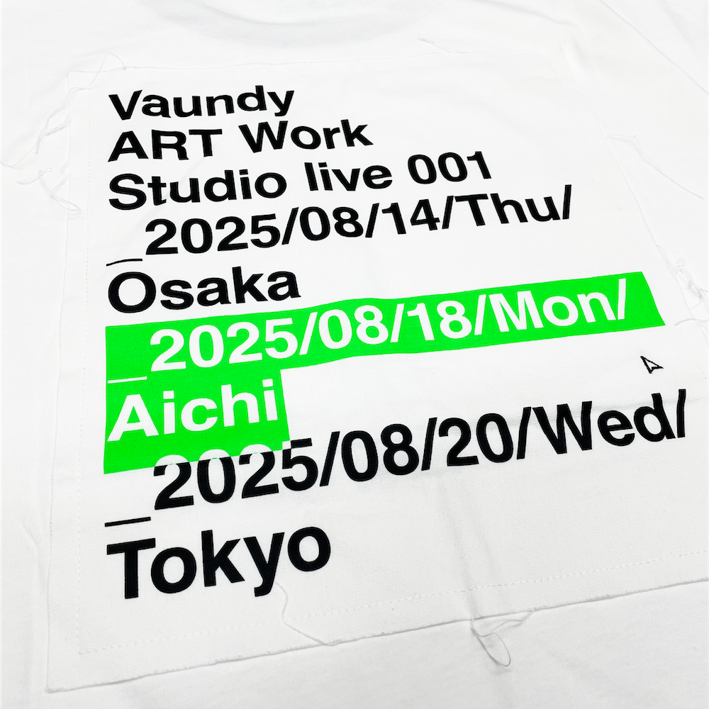 商品詳細ページ | Vaundy ONLINE STORE | Vaundy ART Work Studio live