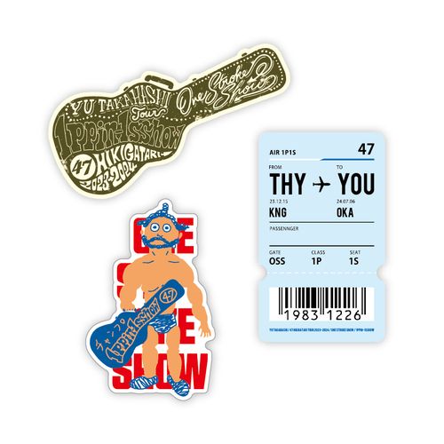 商品詳細ページ | 高橋優 OFFICIAL STORE | ステッカーセット 顰