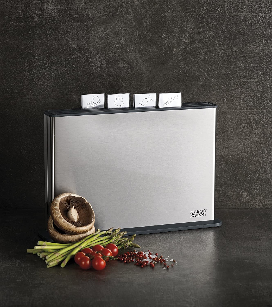 Joseph Joseph(ジョセフジョセフ) インデックス付 まな板 ステンレス