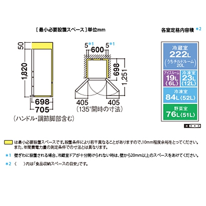 SHARP(シャープ) プラズマクラスター冷蔵庫 SJ-PW42Xの悪い口コミ