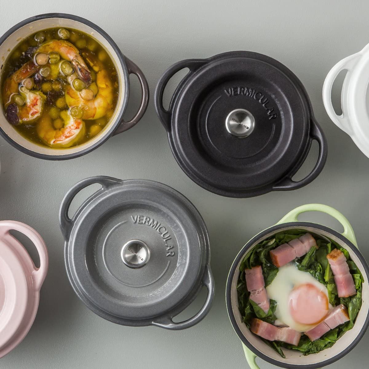 Vermicular(バーミキュラ) オーブンポットラウンド14cm【ナチュラル