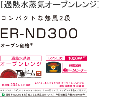 東芝(TOSHIBA) 石窯ドーム 過熱水蒸気オーブンレンジ ER-ND300の悪い