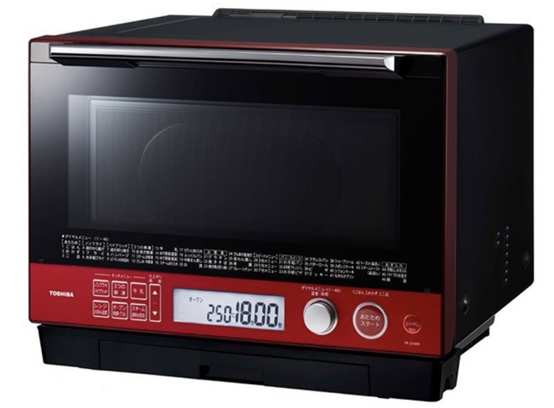 東芝(TOSHIBA) 過熱水蒸気オーブンレンジ 石窯ドーム グランレッド ER