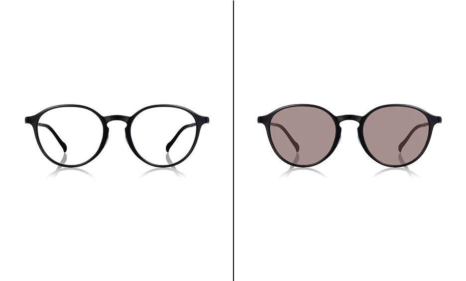 調光レンズ【室内ではメガネ、屋外ではサングラスに変化する2WAYレンズ