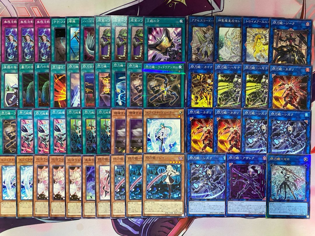 遊戯王 閃刀姫 高レアリティ デッキ 全てシークレット おまけカメリア