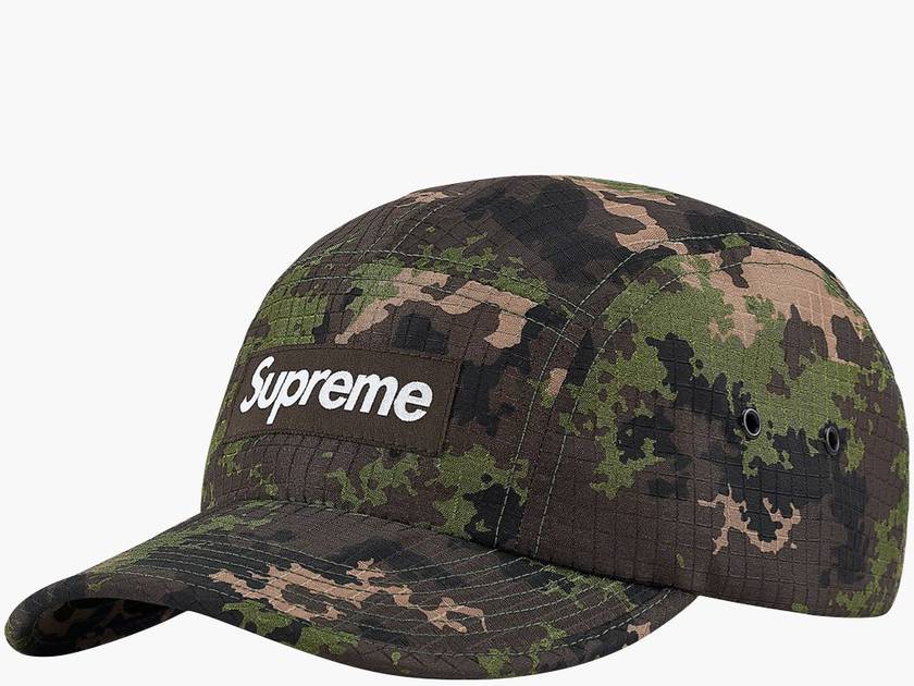 Supreme Camo Ripstop Camp Cap Woodland Camo | Hype Clothinga